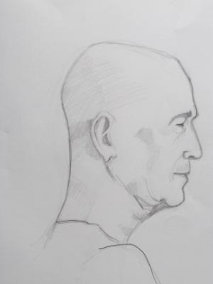 Older Man Facing Right Older Man Facing Right