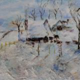 Winter Landscape Inspired by Twachtman