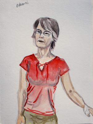 Naomi in a Red Shirt Naomi in a Red Shirt