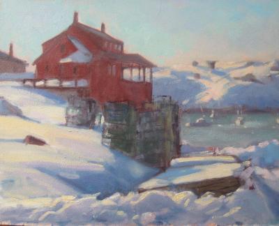 Red House after the Storm 16x20 oil sold Red House after the Storm 16x20 oil sold