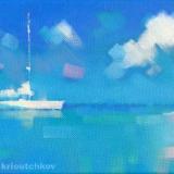 The sound of Paradise III / 100x50cm