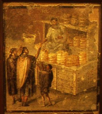 Roman bread vendor, Museum national, Naples