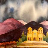 Cathedral at Santa Fe, after Willa Cather (sold)