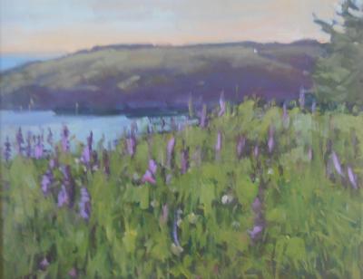 Mañana and Lupines 16x20" oil sold