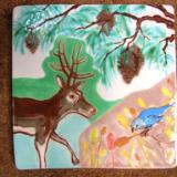 Deer & Bird