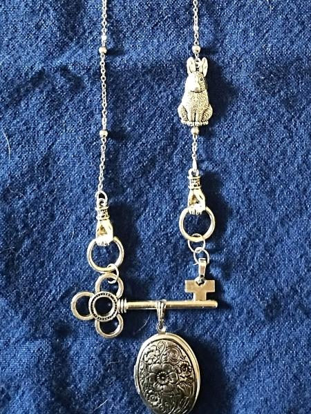 Rabbit and Key Locket
