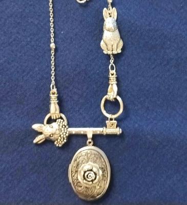 Rabbit and Key Locket