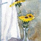 Glass Vase & Daisies 2025