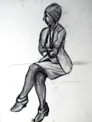 Jennie, Seated, Clothed Figure Jennie, Seated, Clothed Figure