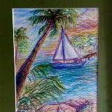 Sailboat landscape 