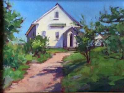 Monhegan Schoolhouse 12x16" oil sold Monhegan Schoolhouse 12x16" oil sold