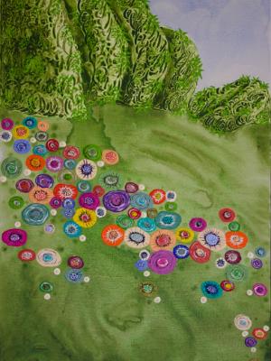 Spring Hill 91x61cm Spring Hill 91x61cm