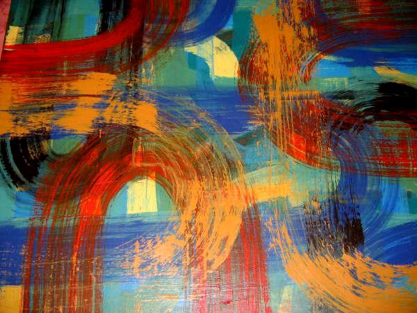 "So Fast" 20"x 24 Acrylic on canvas