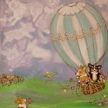 Spring Fling in a Corgi hot air balloon