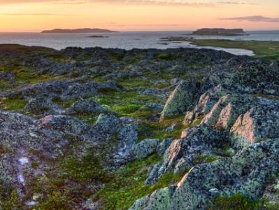 Northern Peninsula Sunset Panorama Northern Peninsula Sunset Panorama