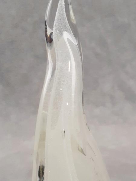 #11242515 Solid Sculpture Glow in the dark flame 7.5''HX4.25''WX2.5''D $180.00