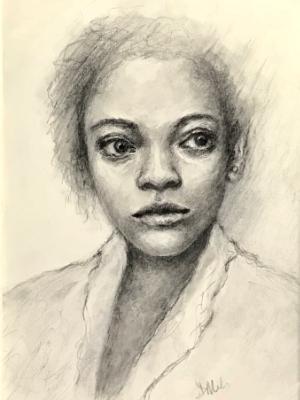 Sketchbook drawing #16 (Framed): Fool Me Once... Sketchbook drawing #16 (Framed): Fool Me Once...
