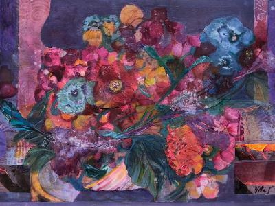 Campo Dei Fiori 4 Mixed Media Collage 19x27 Campo Dei Fiori 4 Mixed Media Collage 19x27