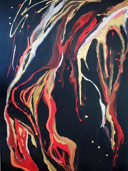 Light My Fire 24x36 acrylic