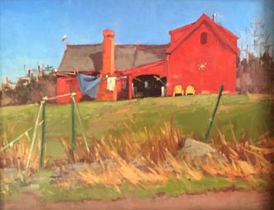 Donna's in April 16x20" oil sold Donna's in April 16x20" oil sold