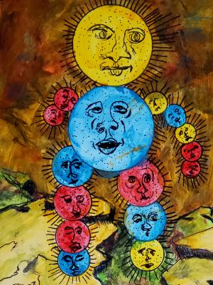 As the human infection spreads, the spores swarm together, becoming something new. As the human infection spreads, the spores swarm together, becoming something new.