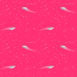 Flying Saucers Red Pattern