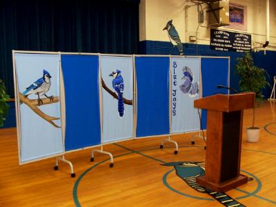 Blue Jay Mural Panels for Pegram Elementary Blue Jay Mural Panels for Pegram Elementary