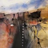 The Roads We Travel (watercolor)