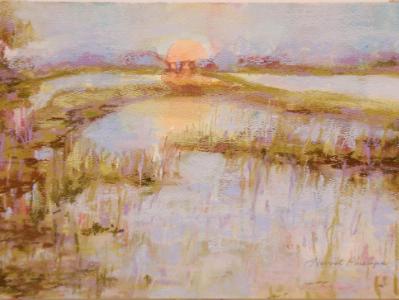 #102 Sunset over Water (SOLD)