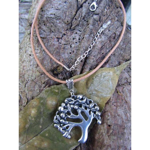 Tree of Life pendant necklace pewter tree necklace 