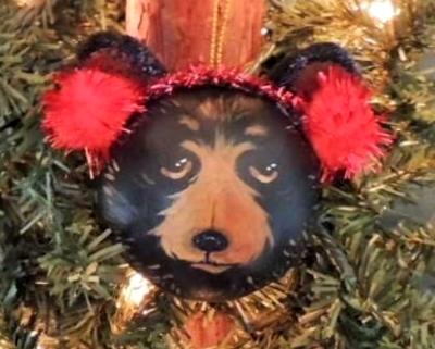 Christmas "Ear Muff" Bear Christmas "Ear Muff" Bear