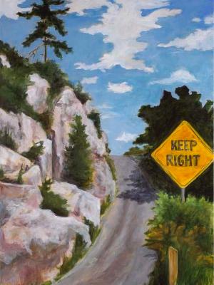 Keep Right, Road to Willisville (SOLD)