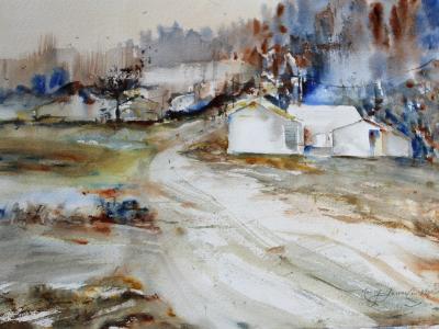 November, a northwest village walk November, a northwest village walk