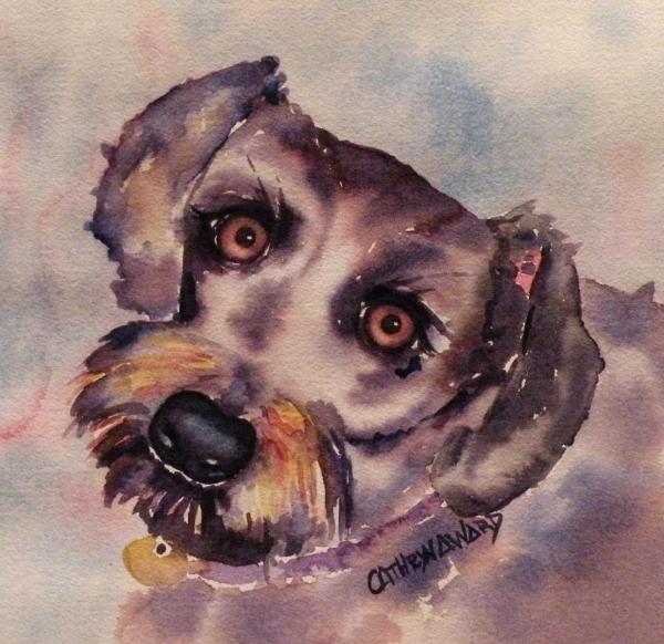 Bright Eyes (watercolor)