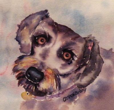 Bright Eyes (watercolor)