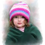 Girl in a beany