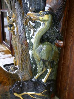 Blue Herrin & Frog Blue Herrin & Frog