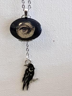 Mystic Eye with Crow locket 