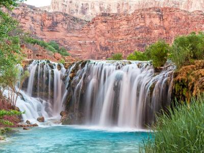 Little Navajo Falls in Havasu Canyon Little Navajo Falls in Havasu Canyon