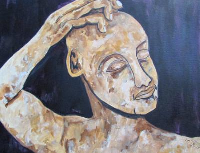 #16) Trapped in the land without color, forgotten gods practice their poses, readying themselves for restoration #16) Trapped in the land without color, forgotten gods practice their poses, readying themselves for restoration