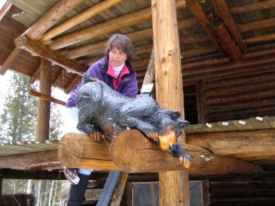 Railing Bear Cub