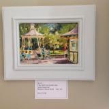 No. 29. Old Town Gardens, Bandstand & Cafe, oils, 7x5 ins.