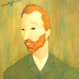 My Modigliani Style Portrait of Vincent van Gogh