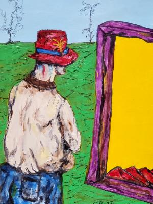 Having lived an unremarkable life, a door suddenly appears. Offering him a fresh possibility. Having lived an unremarkable life, a door suddenly appears. Offering him a fresh possibility.