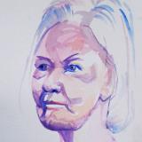 Barbara, Watercolor Portrait