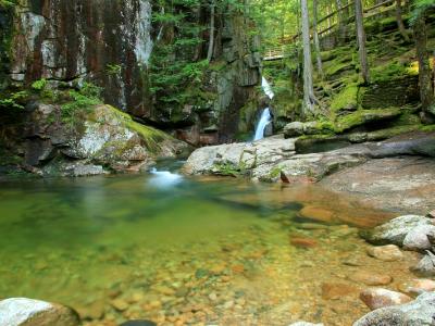 Green Pool below Sabbaday Falls Green Pool below Sabbaday Falls