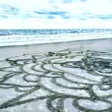 Large scale sand mandala 