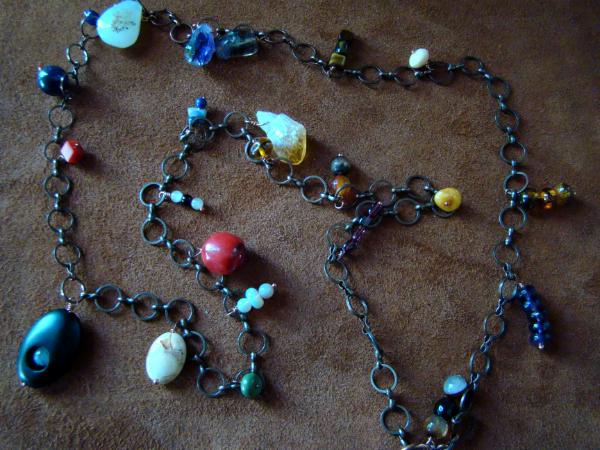 special order  Copper everything necklace
