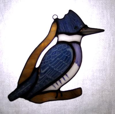 Belted Kingfisher Sun Catcher Belted Kingfisher Sun Catcher