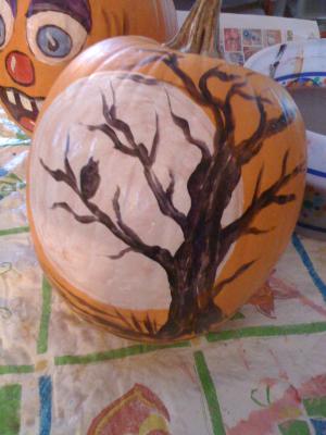 Pumpkin painting